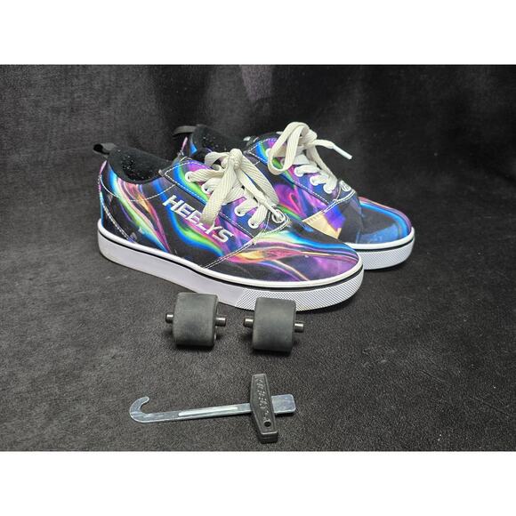 Heelys Pro20 Prints HE101138 Retro Galaxy Multicolor Skate Shoes Size YTH 3 - Picture 2 of 12
